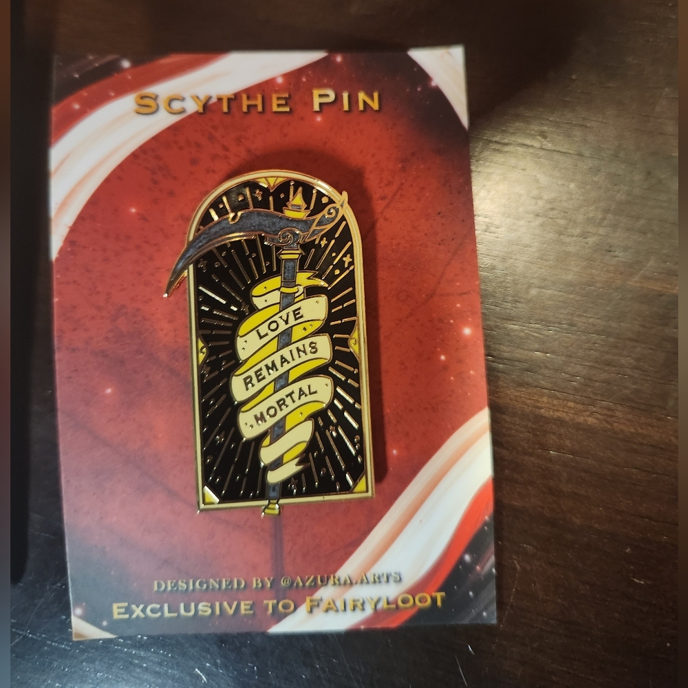 Scythe Enamel Pin